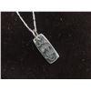 Image 8 : 2 Pieces: 925 Chain 22" with Pendant 1.21g & Sterling Bracelet 1.76g