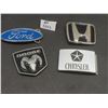 Image 1 : 4 Belt Buckles: Honda, Dodge, Chrysler, and Ford