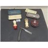 Image 1 : Straight Razor, Can Dapper Dan, Shaving Brushes & Rolls Razor in Case with 2 Heads