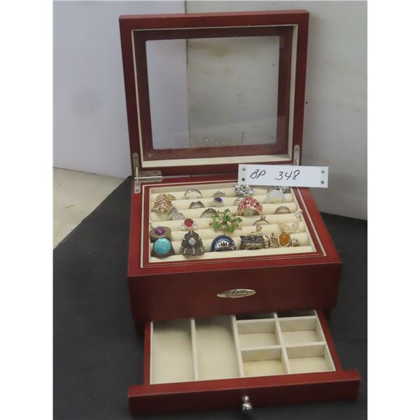 Jewellery Box with 25 Rings