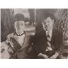 Image 3 : Laurel and Hardy Picture 36" x 26" and W.C. Fields on Wicker Style Roll-Up Picture 66" x 35"