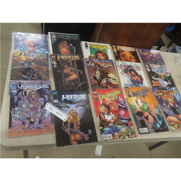 15 Comics: 6 Danger Girl and 9 Witchblade