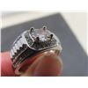 Image 7 : New Platinum Plated 1.0ct Simulated Diamond (CZ) Man's Ring, Resizeable