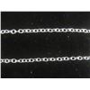 Image 2 : New Platinum Plated 20.0mm Blue Simulated Diamond (CZ) Snowflake Necklace, Chain 18" Long