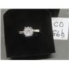 Image 1 : New Platinum Plated 1.0ct Simulated Diamond (CZ) Solitaire Ring, Resizeable