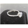 Image 3 : New Platinum Plated 1.0ct Simulated Diamond (CZ) Solitaire Ring, Resizeable