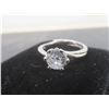 Image 4 : New Platinum Plated 1.0ct Simulated Diamond (CZ) Solitaire Ring, Resizeable