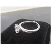 Image 5 : New Platinum Plated 1.0ct Simulated Diamond (CZ) Solitaire Ring, Resizeable