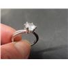 Image 7 : New Platinum Plated 1.0ct Simulated Diamond (CZ) Solitaire Ring, Resizeable