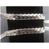 Image 2 : New Platinum Plated 8.0mm Serpentine Necklace, 23.5" Long