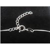 Image 3 : New 925 Sterling Silver 1.0ct Moissanite Lab Diamond Solitaire Necklace, Adjustable 16-17", Mounted