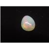 Image 2 : 2.4ct Natural White Fire Opal, Pear Cabochon Cut, 8.9 x 12.0mm
