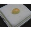 Image 3 : 2.4ct Natural White Fire Opal, Pear Cabochon Cut, 8.9 x 12.0mm