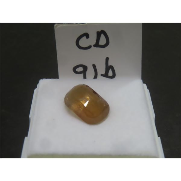 8.3ct Natural Imperial Topaz, Emerald Cut, 9.6 x 14.5mm