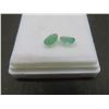 Image 4 : 1.3ct Natural Emerald, Untreated, Oval Cut, 4.9 x 6.8mm and 4.7 x 6.4mm
