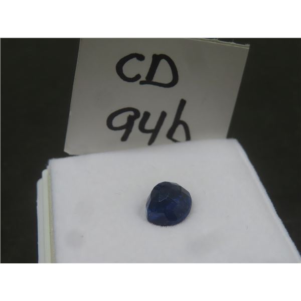 3.3ct Natural Blue Sapphire, Heat Treated, Oval Cut, 7.2 x 7.7mm
