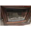 Image 2 : Electric Fireplace Style Heater and Big Screen TV Stand Combo 42" x 60" x 19 1/2"