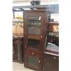 Image 4 : Entertainment Stand with 2 Towers, Center Cabinet, Lighting, and Shelving "