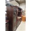 Image 5 : Entertainment Stand with 2 Towers, Center Cabinet, Lighting, and Shelving "