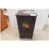 Image 1 : Smaller Cabinet with Hand-Painted Design 28" x 15" x 12"