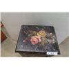 Image 2 : Smaller Cabinet with Hand-Painted Design 28" x 15" x 12"