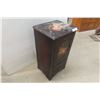 Image 3 : Smaller Cabinet with Hand-Painted Design 28" x 15" x 12"