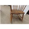 Image 4 : Antique Press-Back Rocking Chair
