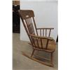 Image 5 : Antique Press-Back Rocking Chair