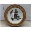 Image 6 : 5 Norman Rockwell Collector Plates with Oak Frames