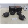 Image 1 : New Mini Dutch Ovens, Cast Iron