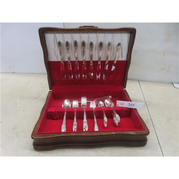 48-Piece Flatware Set with Case
