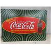 Image 4 : 2 Modern Metal Signs: Coca-Cola and 7Up, 17" x 12"