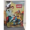 Image 3 : 2 Modern Metal Signs 12" x 8": The Beatles and Coca-Cola, 4 Small Budweiser Coasters