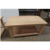 Image 2 : Coffee Table 20" x 24" x 24" and End Table 22" x 22" x 21 1/2"