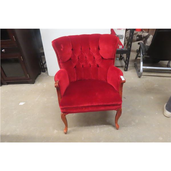 Button Back Occasional Chair