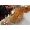 Image 6 : 4 Carnival Glass 2 w/Box + Tray, and Butter/Candy Dish