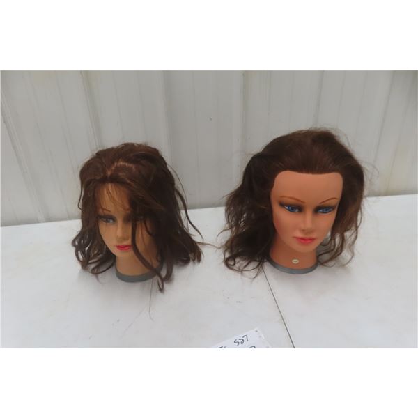 2 Cosmetology Mannequin Heads