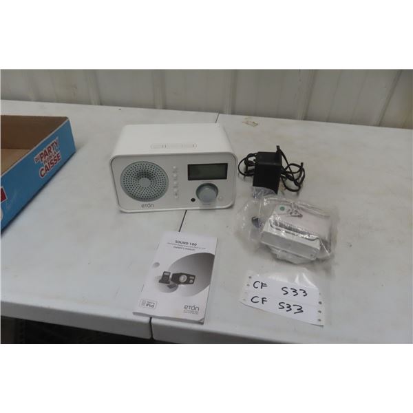 Eton Sound 100 AM/FM/Digital Radio and iPod Dock