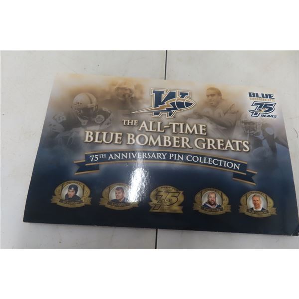 Winnipeg Blue Bombers 75th Anniversary Pin Collection