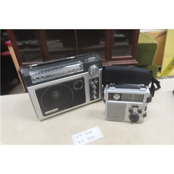 2 Radios: GE and Eton
