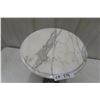 Image 2 : Fancy Marble Top Stand, 20" High, 15" Diameter