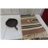 Image 1 : Cast Frying Pan and Navaho Blanket