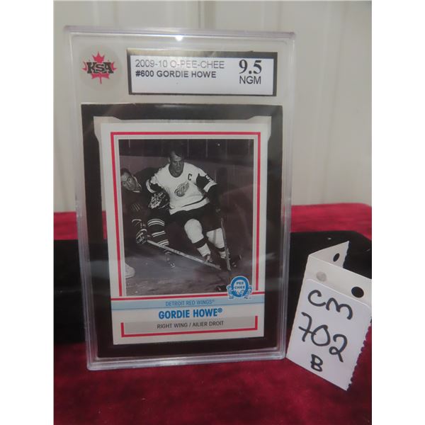 Graded Gordie Howe Detroit Red Wings Card