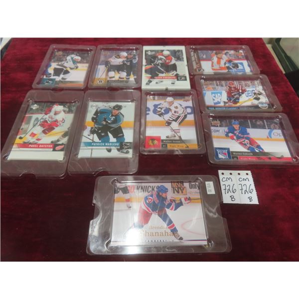 Oversized Upper Deck Hockey Card Collection