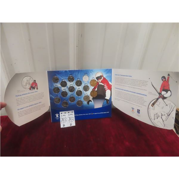 2010 Vancouver Olympic Coin Set (Missing 1 Coin)