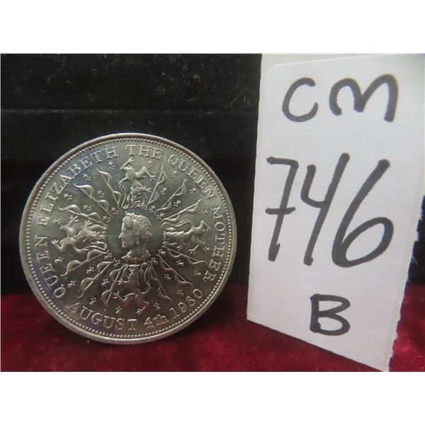 1980 Queen Elizabeth The Queen Mother Birthday Coin
