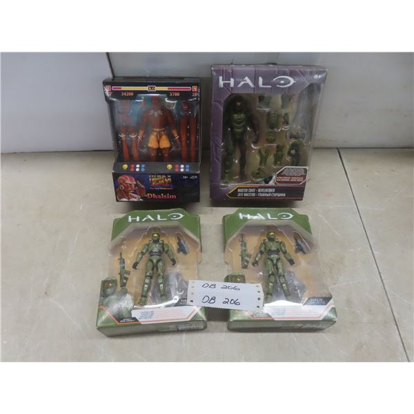 New 3 Halo Action Figures and Street Fighter II