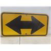 Image 8 : 2 Metal Street Signs, Largest 18" x 12"