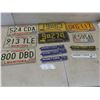 Image 1 : 6 Manitoba License Plates, Trailer Plate, and 6 Tags
