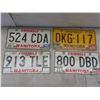 Image 2 : 6 Manitoba License Plates, Trailer Plate, and 6 Tags